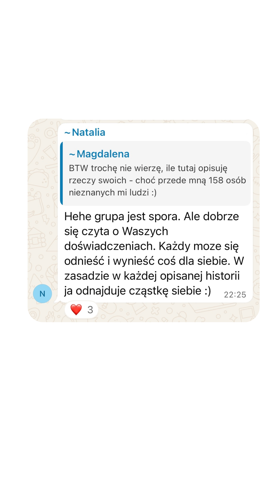 Opinia uczestnika programu